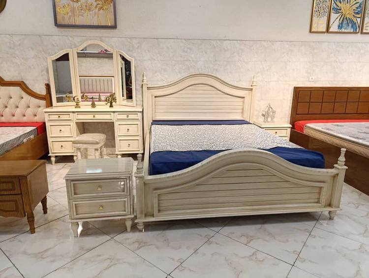 سرویس خواب ۲نفره چوبی مدل پرنس